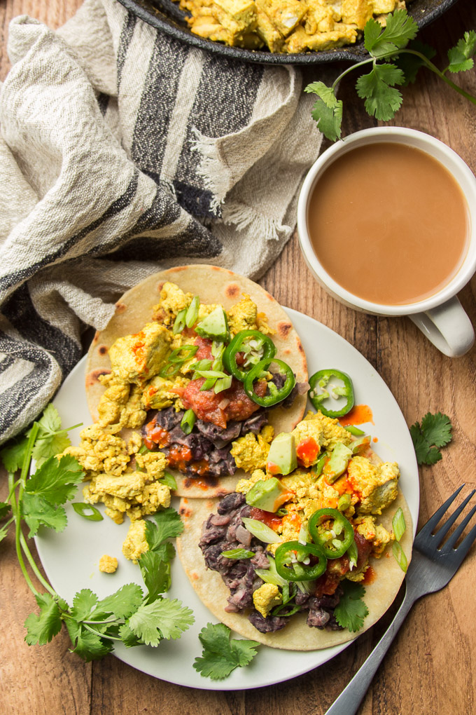  Vegan Huevos Rancheros With Refried Beans